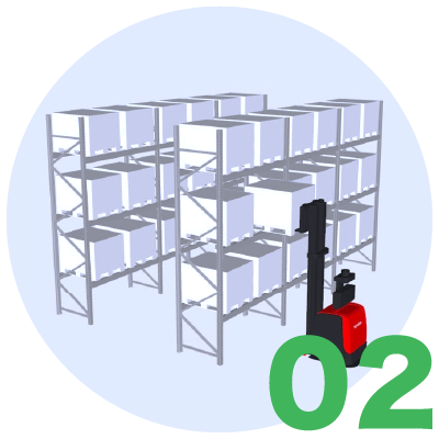 Application（AGF）：High-Rack Storage / Retrieval